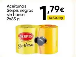 FROIZ SERPIS Aceitunas negras sin hueso oferta