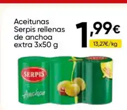 FROIZ SERPIS Aceitunas rellenas de anchoa extra oferta