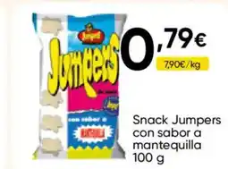 FROIZ JUMPERS Snack con sabor a mantequilla oferta