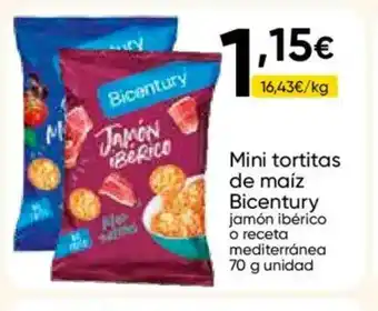 FROIZ BICENTURY Mini tortitas de maíz oferta