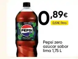 FROIZ PEPSI zero azúcar sabor lima oferta