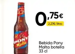 FROIZ PONY Bebida Malta botella oferta