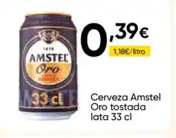 FROIZ AMSTEL Cerveza Oro tostada lata oferta