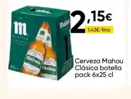 FROIZ MAHOU Cerveza Clásica botella oferta