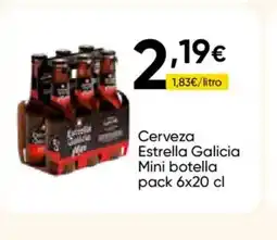 FROIZ ESTRELLA GALICIA Cerveza Mini botella oferta