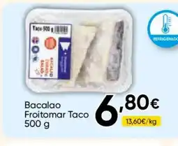 FROIZ FROITOMAR Bacalao Taco oferta