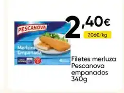 FROIZ PESCANOVA Filetes merluza empanados oferta