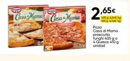 FROIZ CASA DI MAMA Pizza prosciutto funghi 4 Quesos oferta