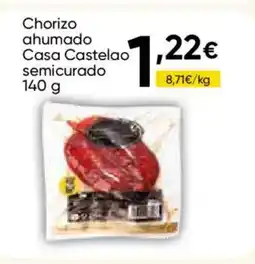 FROIZ Chorizo ahumado Casa Castelao semicurado oferta