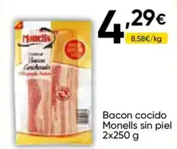 FROIZ MONELLS Bacon cocido sin piel oferta