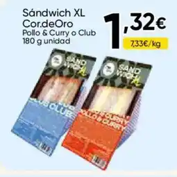 FROIZ COR DE ORO Sándwich XL oferta