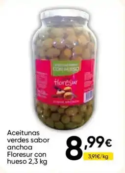 FROIZ FLORESUR Aceitunas verdes sabor anchoa con hueso oferta
