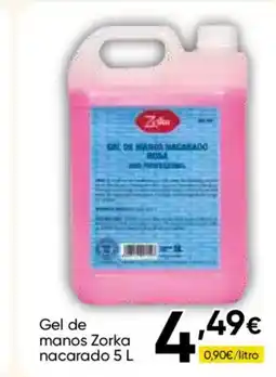 FROIZ ZORKA Gel de manos nacarado oferta