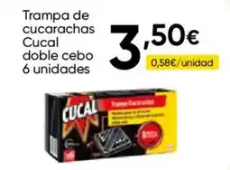 FROIZ CUCAL Trampa de cucarachas doble cebo 6 unidades oferta