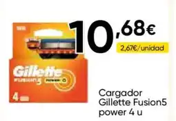 FROIZ GILLETTE Cargador Fusion5 power 4 u oferta