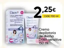 FROIZ DAEN Crema depilatoria de ducha sensitive oferta