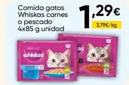 FROIZ WHISKAS Comida gatos carnes o pescado oferta