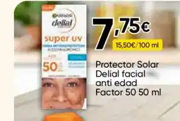 FROIZ DELIAL Protector Solar facial anti edad Factor oferta