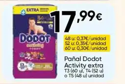 FROIZ DODOT Pañal Activity extra oferta