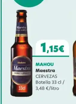 SPAR MAHOU MAESTRA Cervezas oferta