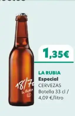 SPAR LA RUBIA ESPECIAL Cervezas oferta
