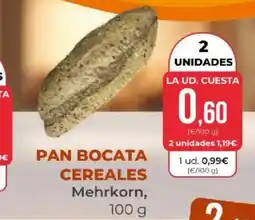 SPAR Pan bocata cereales oferta