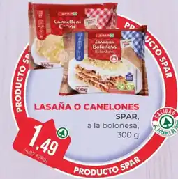 SPAR SPAR Lasaña o canelones oferta