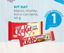 SPAR KIT KAT blanco, chunky, lion o con leche oferta