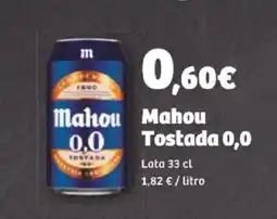 SPAR MAHOU Tostada 0,0 oferta