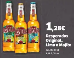 SPAR DESPERADOS Original, Lima o Mojito oferta