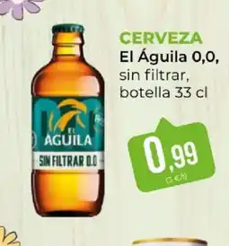 SPAR EL ÁGUILA 0,0, Cerveza oferta