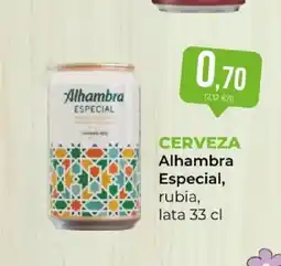 SPAR ALHAMBRA ESPECIAL Cerveza oferta