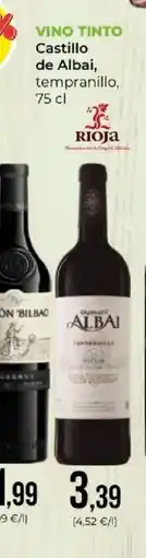 SPAR CASTILLO DE ALBAI Vino tinto oferta