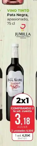 SPAR PATA NEGRA Vino tinto oferta