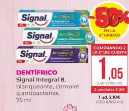 SPAR SIGNAL INTEGRAL 8 Dentífrico oferta
