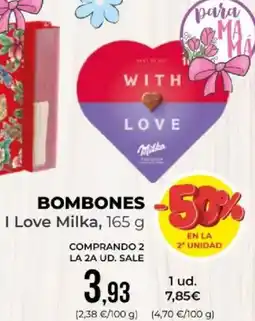 SPAR I LOVE MILKA Bombones oferta