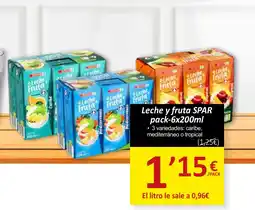 Spar Express SPAR Leche y fruta oferta