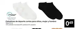 Zeeman Calcetines de deporte cortos para niños, mujer y hombre oferta
