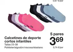 Zeeman Calcetines de deporte cortos infantiles oferta