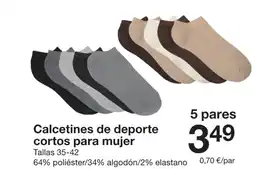 Zeeman Calcetines de deporte cortos para mujer oferta