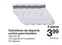 Zeeman Calcetines de deporte cortos para hombre oferta
