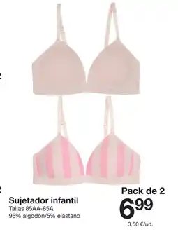Zeeman Sujetador infantil oferta