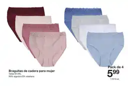 Zeeman Braguitas de cadera para mujer oferta