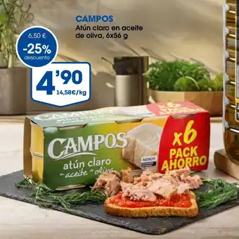 CAMPOS Atún claro en aceite de oliva