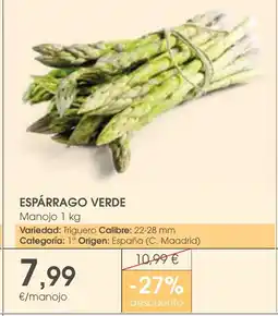 Supermercados Plaza Espárrago verde oferta
