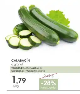 Supermercados Plaza Calabacín oferta