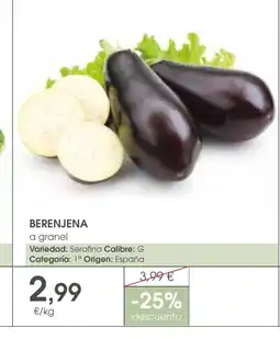 Supermercados Plaza Berenjena oferta