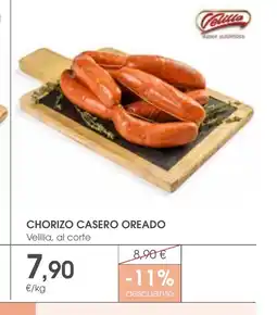 Supermercados Plaza VELILLA Chorizo casero oreado oferta