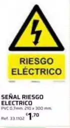 Coferdroza Senal riesgo electrico oferta