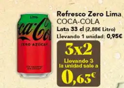 Gadis COCA-COLA Refresco Zero Lima oferta